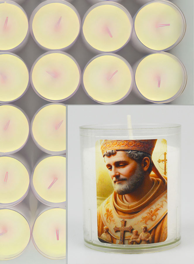 Lot de 10 Bougies Veilleuses Saint François de Sales (pic 3)