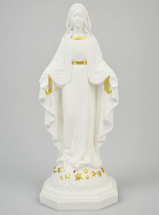 Statue Religieuse Vierge Miraculeuse - 20cm (pic 1)