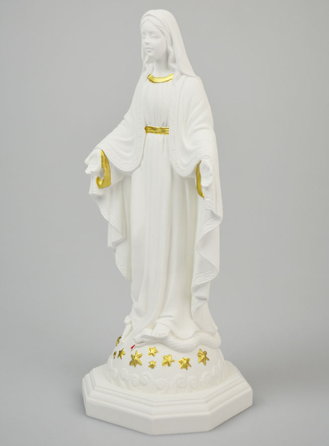 Statue Religieuse Vierge Miraculeuse - 20cm (pic 2)