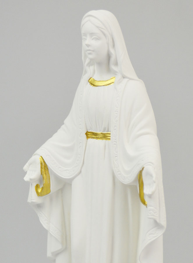 Statue Religieuse Vierge Miraculeuse - 20cm (pic 4)