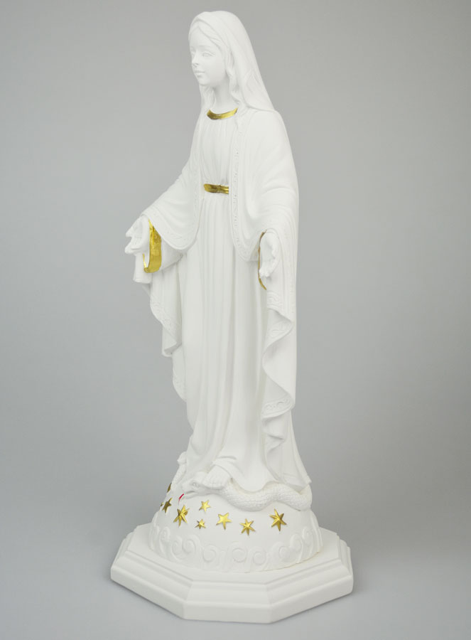 Statue Religieuse Vierge Miraculeuse - 35cm (pic 2)