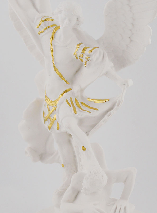 Statue Religieuse de Saint Michel Archange - 15cm (pic 4)