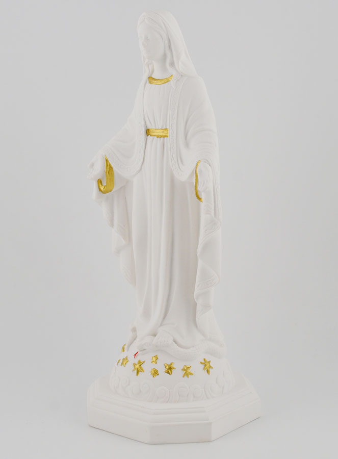 Statue Religieuse Vierge Miraculeuse - 15cm (pic 2)