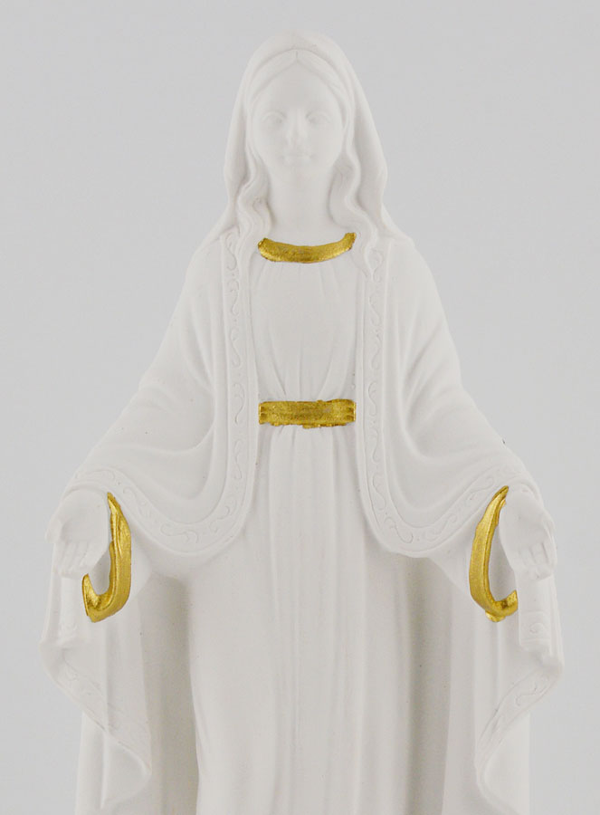 Statue Religieuse Vierge Miraculeuse - 15cm (pic 3)