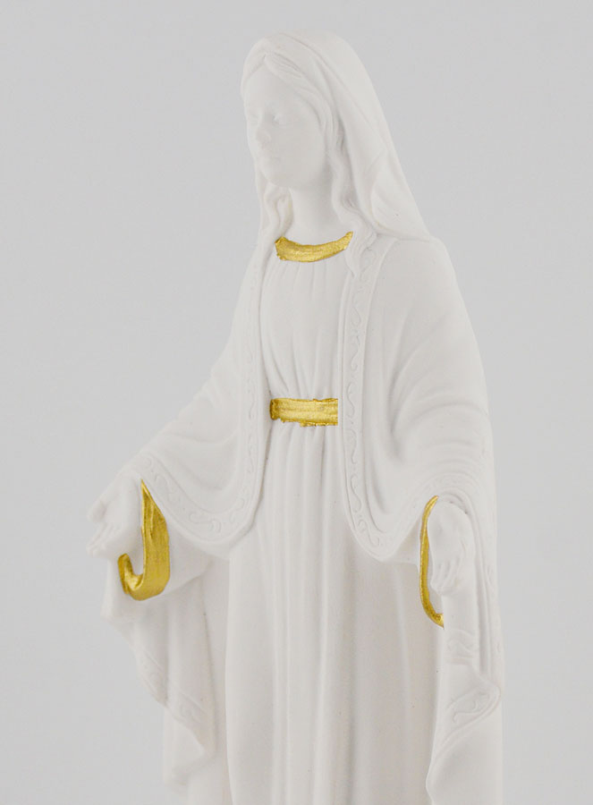 Statue Religieuse Vierge Miraculeuse - 15cm (pic 4)