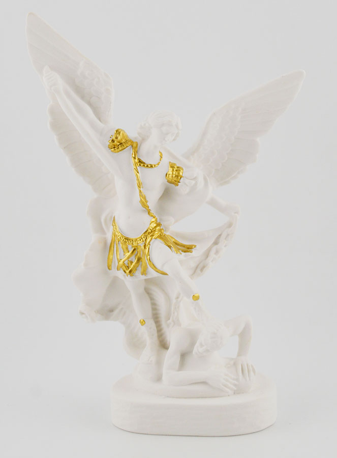 Statue Religieuse de Saint Michel Archange - 12cm (pic 1)