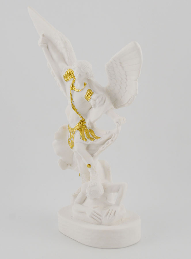 Statue Religieuse de Saint Michel Archange - 12cm (pic 2)