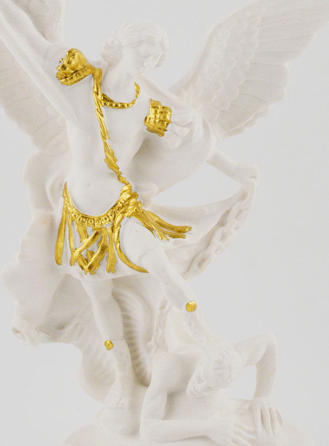 Statue Religieuse de Saint Michel Archange - 12cm (pic 3)