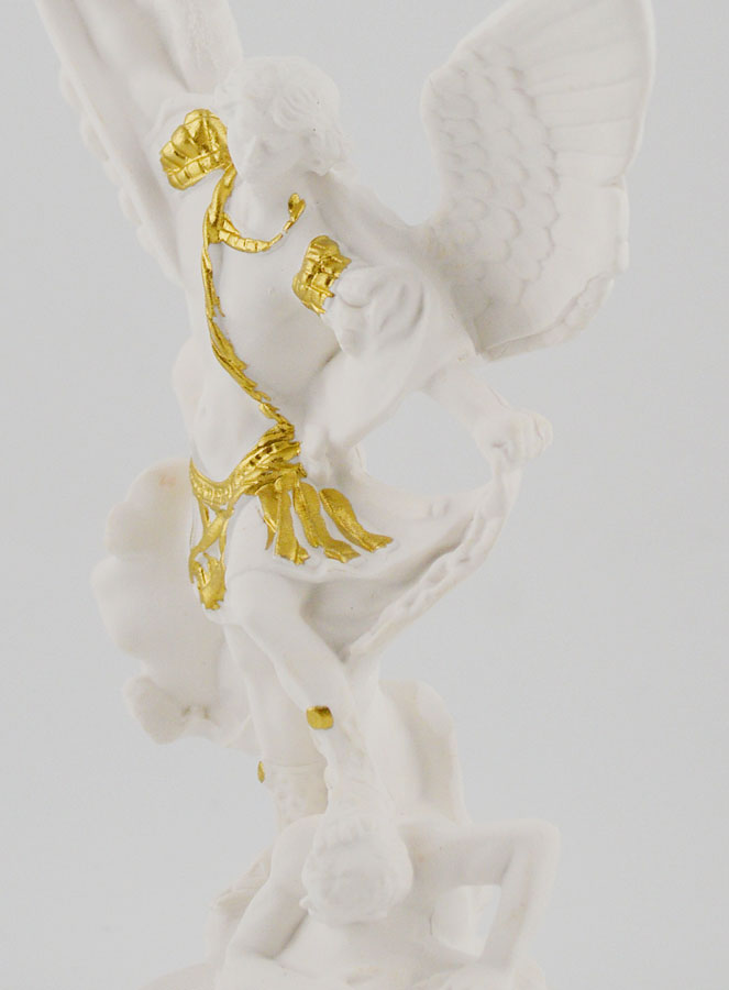 Statue Religieuse de Saint Michel Archange - 12cm (pic 4)