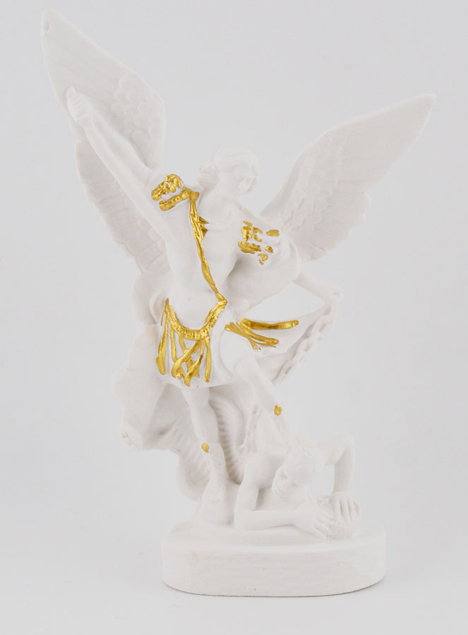 Statue Religieuse de Saint Michel Archange - 9cm (pic 1)