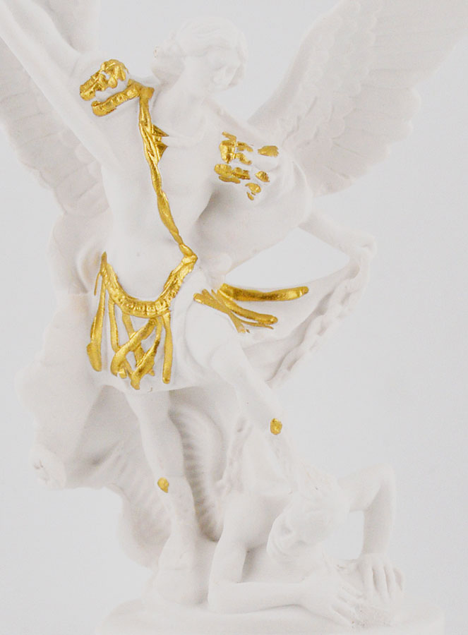Statue Religieuse de Saint Michel Archange - 9cm (pic 3)