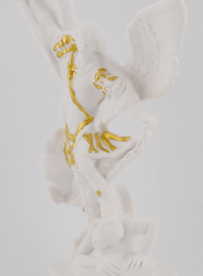 Statue Religieuse de Saint Michel Archange - 9cm (pic 4)