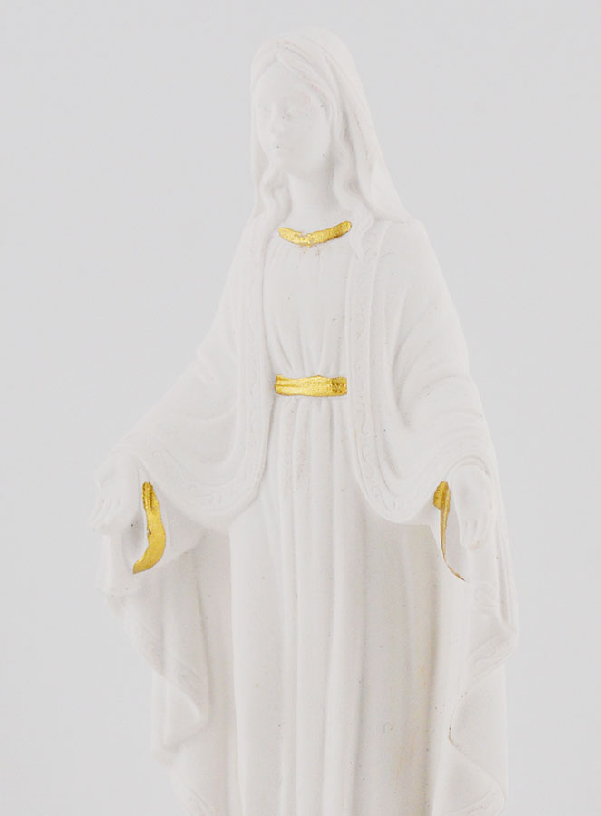 Statue Religieuse Vierge Miraculeuse - 12cm (pic 4)