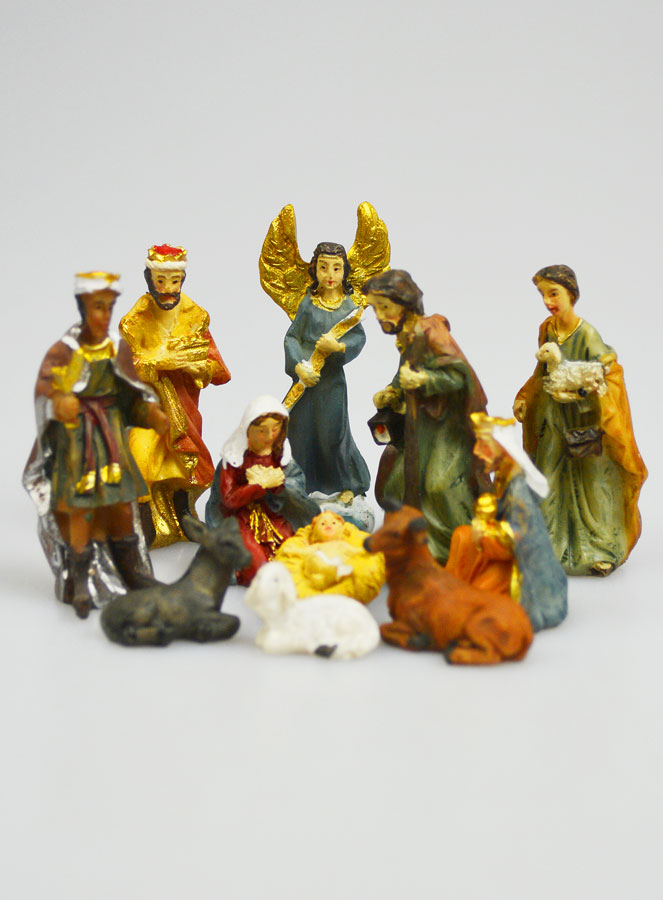 Crèche de Noël 11 Santons - 5cm (pic 1)