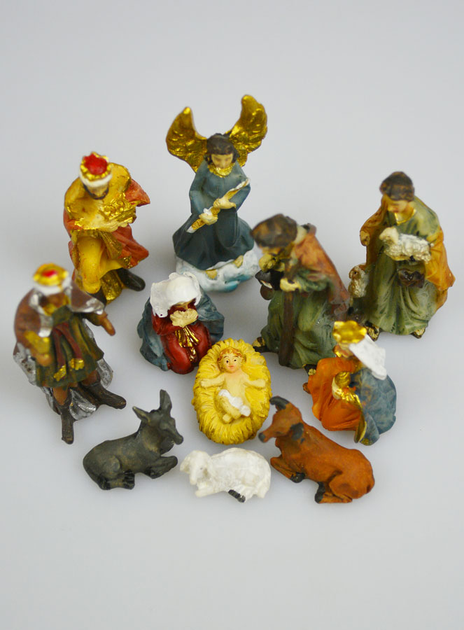 Crèche de Noël 11 Santons - 5cm (pic 2)