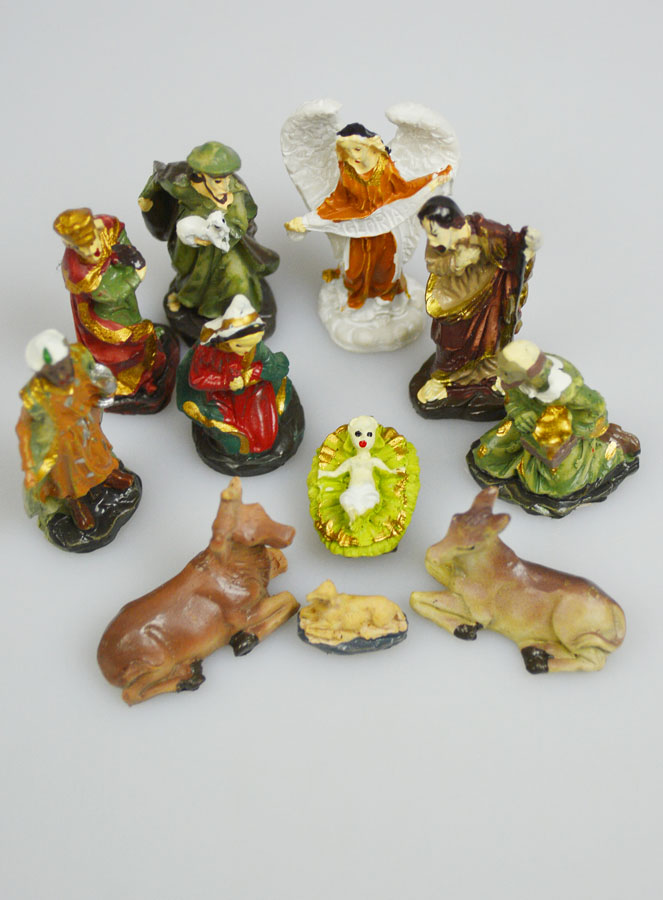 Crèche de Noël 11 Santons - 5cm (pic 2)