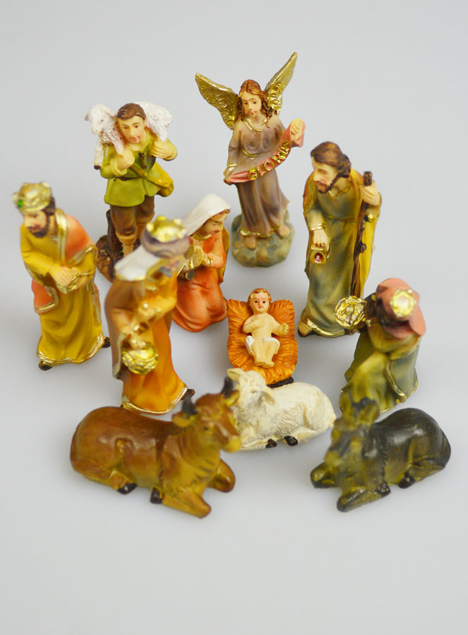 Crèche de Noël 11 Santons - 5cm (pic 2)
