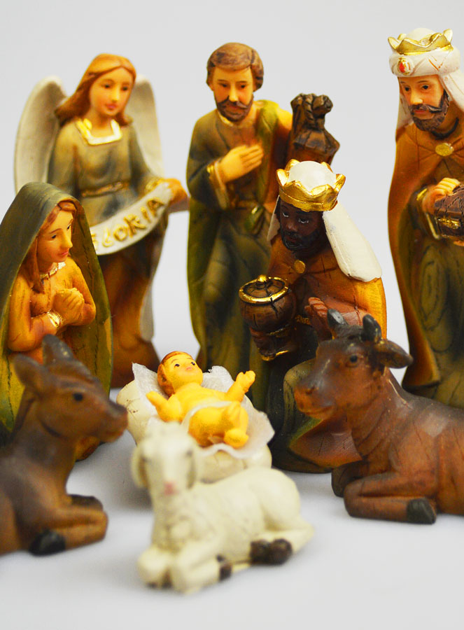 Crèche de Noël 11 Santons - 9cm (pic 3)
