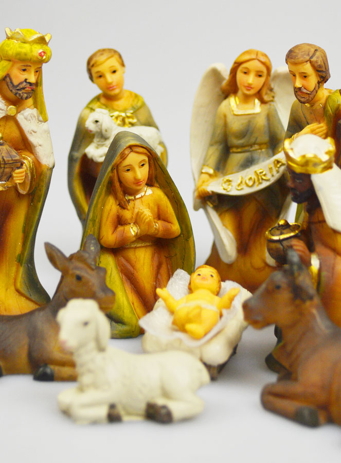 Crèche de Noël 11 Santons - 9cm (pic 4)