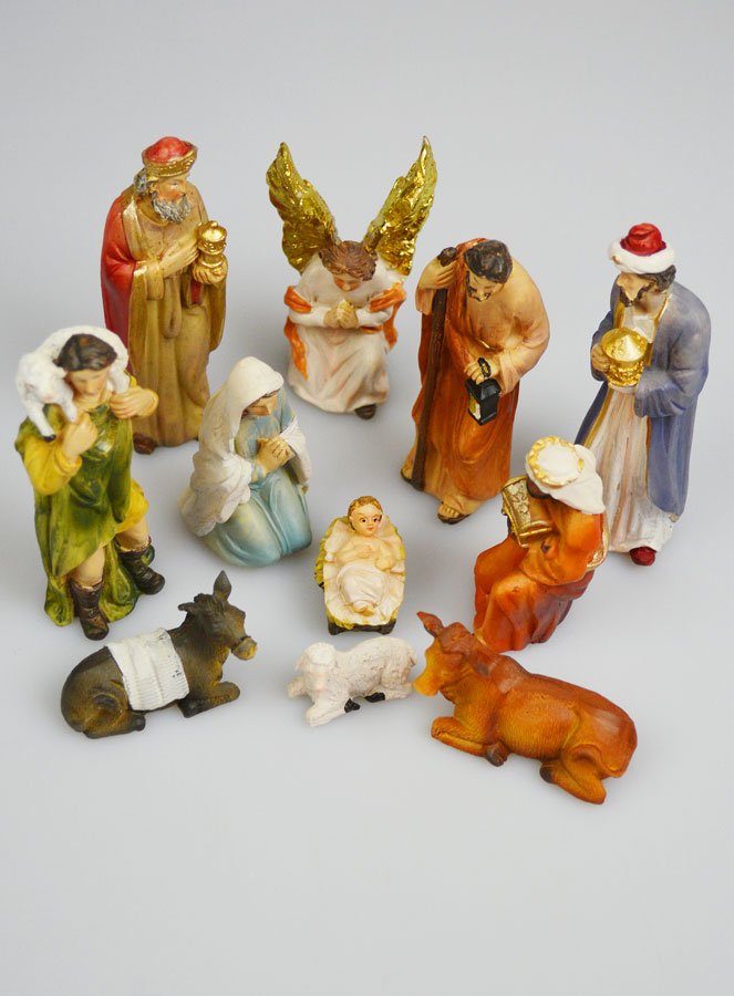 Crèche de Noël 11 Santons - 10cm (pic 2)