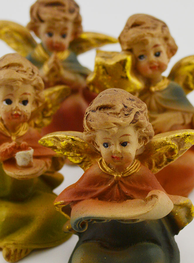 Statues Anges Gardiens - Assortiment de 4 Anges en Résine (pic 4)