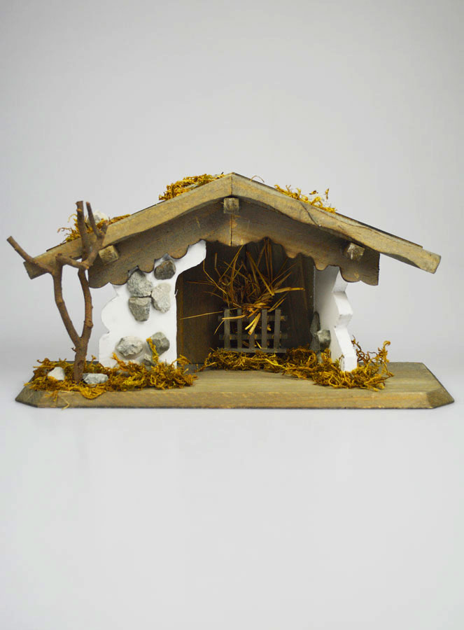 Crèche de Noël - Cabane en Bois (pic 1)