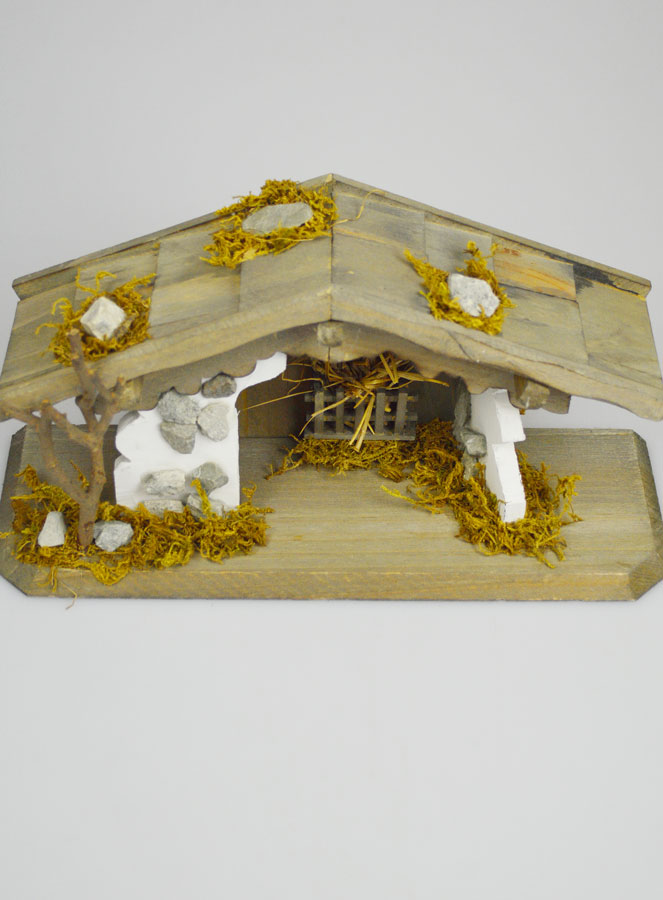 Crèche de Noël - Cabane en Bois (pic 2)