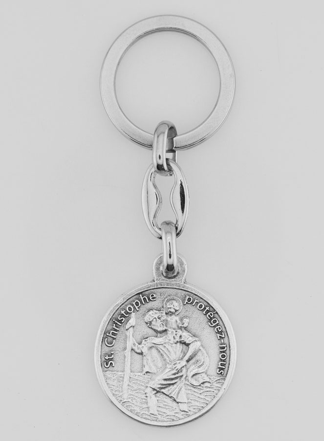 Porte-Clés de Saint Christophe Double Face (pic 1)