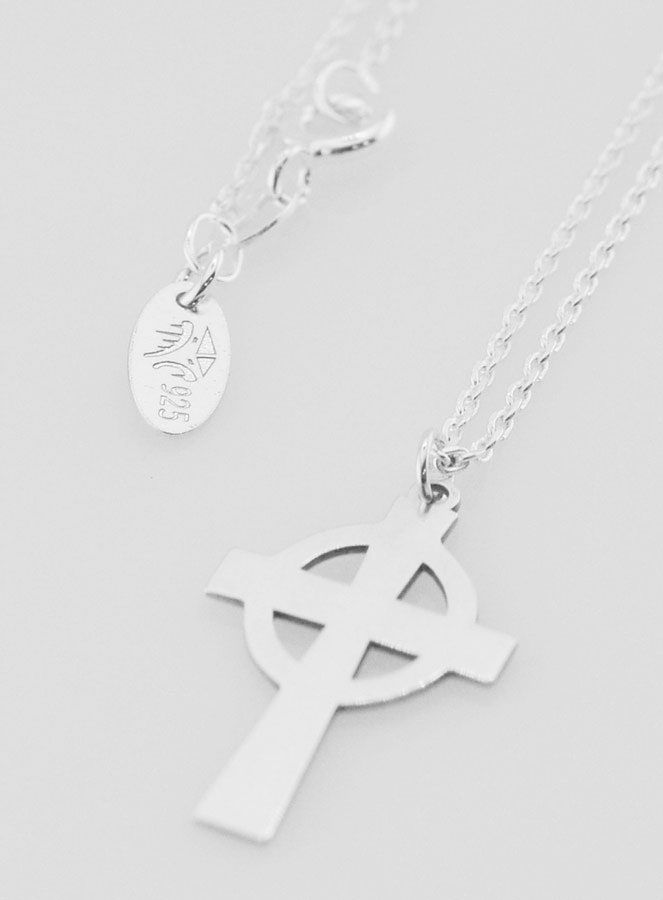 Collier Religieux & Croix Celtique - Argent 925/1000 (pic 1)