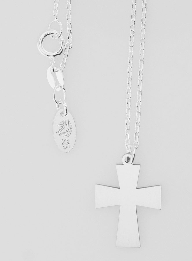 Collier Religieux & Croix - Argent 925/1000 (pic 3)