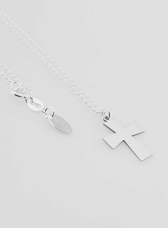 Collier Religieux & Croix - Argent 925/1000 (pic 4)