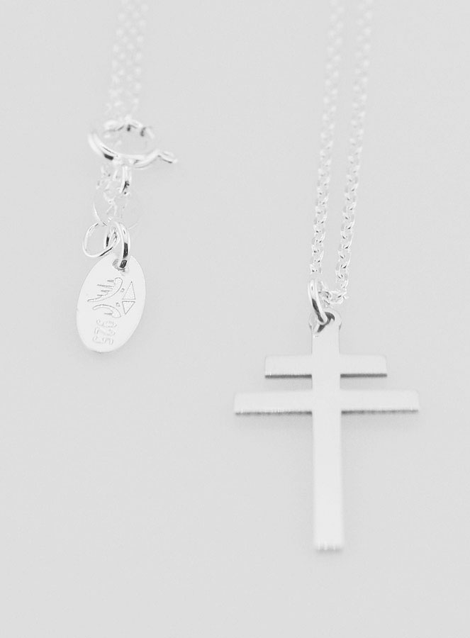 Collier Religieux & Croix de Lorraine - Argent 925/1000 (pic 2)