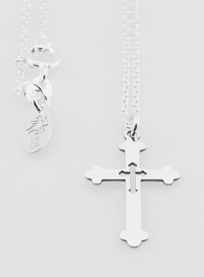 Collier Religieux & Croix Orthodoxe - Argent 925/1000 (pic 2)