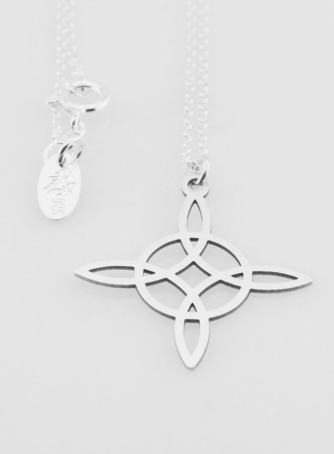 Collier Religieux & Croix Celtique Entrelacée - Argent 925/1000 (pic 2)