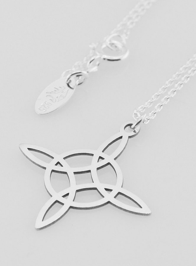 Collier Religieux & Croix Celtique Entrelacée - Argent 925/1000 (pic 3)