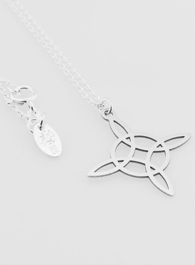 Collier Religieux & Croix Celtique Entrelacée - Argent 925/1000 (pic 4)