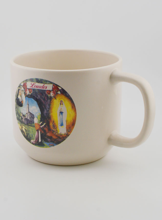 Souvenir de Lourdes - Tasse Basilique et Apparitions de Lourdes 350ml (pic 2)