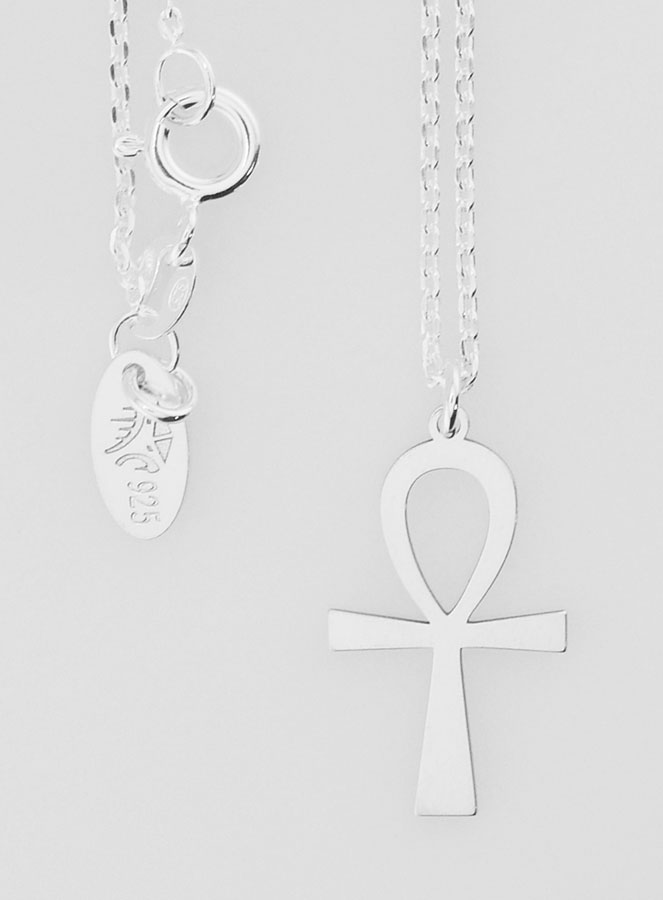 Collier Religieux & Croix Egyptienne - Argent 925/1000 (pic 1)