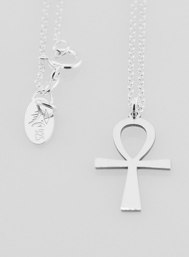 Collier Religieux & Croix Egyptienne - Argent 925/1000 (pic 2)