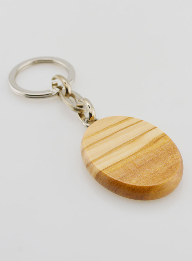 Porte-clés en Bois d'Olivier - Saint Charles de Foucauld (pic 4)