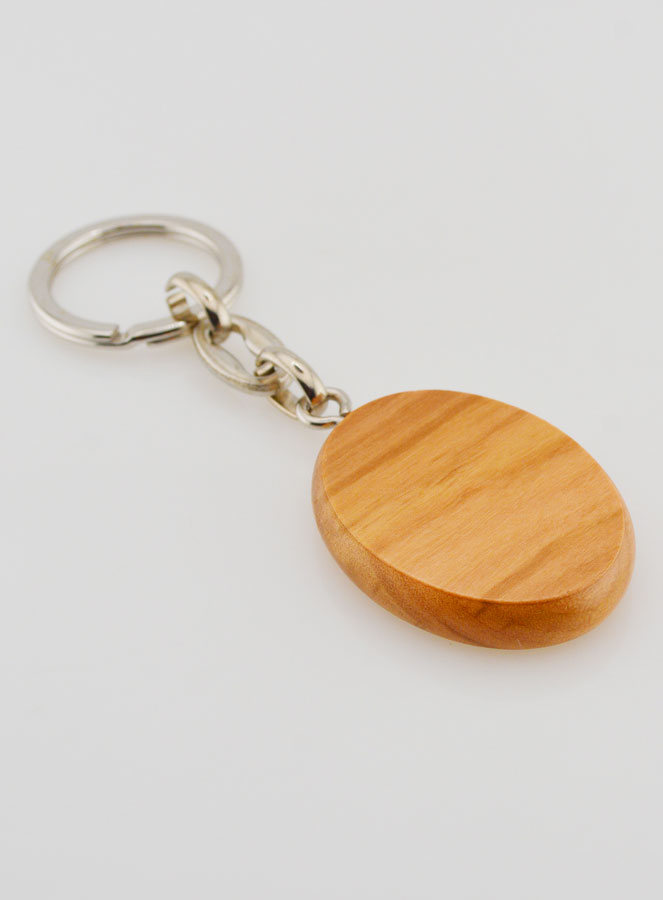 Porte-clés en Bois d'Olivier - Saint Gabriel (pic 4)