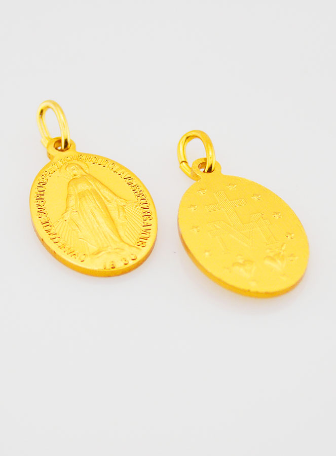 Médaille Miraculeuse Dorée 18mm (pic 2)