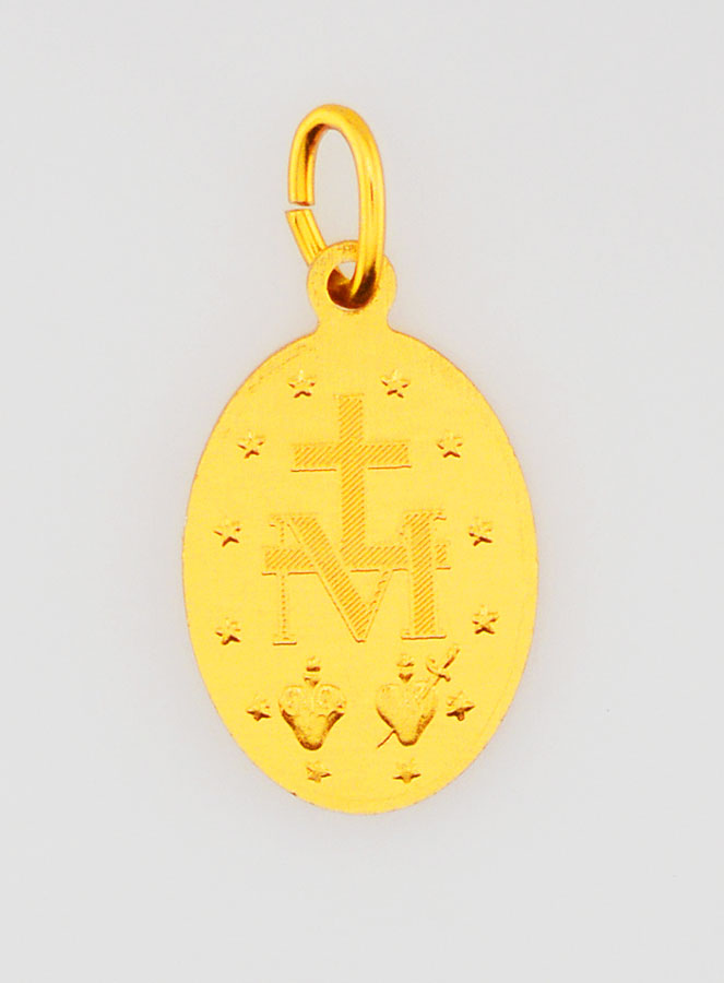 Médaille Miraculeuse Dorée 18mm (pic 4)