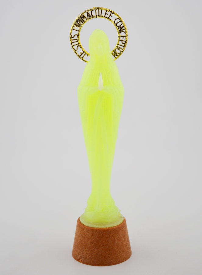 Statue Vierge Marie Lumineuse - 12 cm (pic 1)