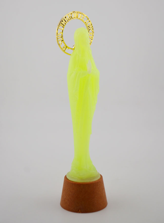 Statue Vierge Marie Lumineuse - 12 cm (pic 2)