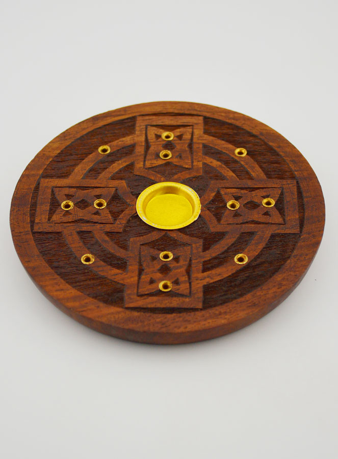 Brûle Encens en Manguier Pour Bâtonnets et Cônes - 9 cm (pic 2)