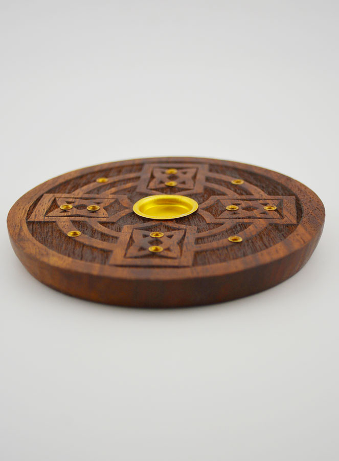 Brûle Encens en Manguier Pour Bâtonnets et Cônes - 9 cm (pic 3)