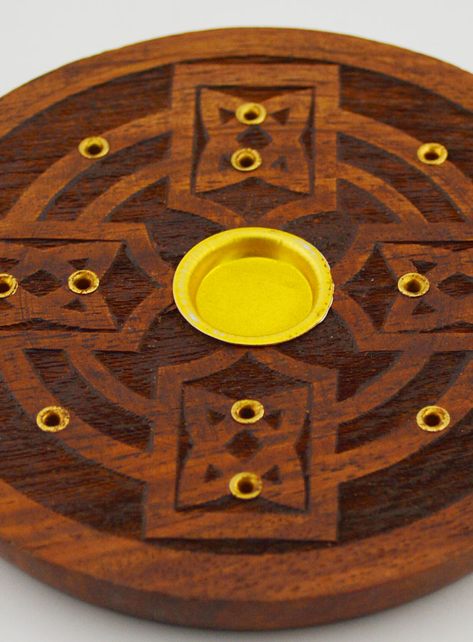 Brûle Encens en Manguier Pour Bâtonnets et Cônes - 9 cm (pic 4)