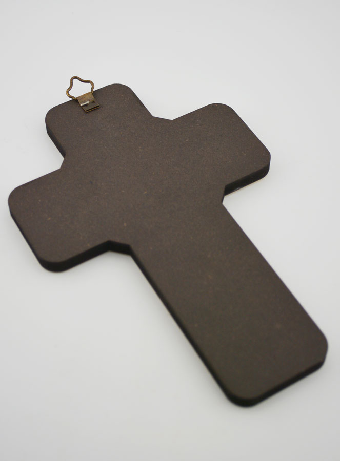 Icône Vierge à l'Enfant - Croix 18cm (pic 4)