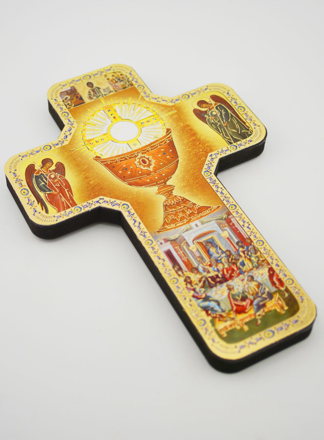 Icône Calice de Communion - Croix 18cm (pic 3)
